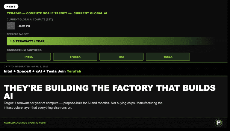 Intel, SpaceX, xAI, and Tesla Are Building the Factory That Builds AI