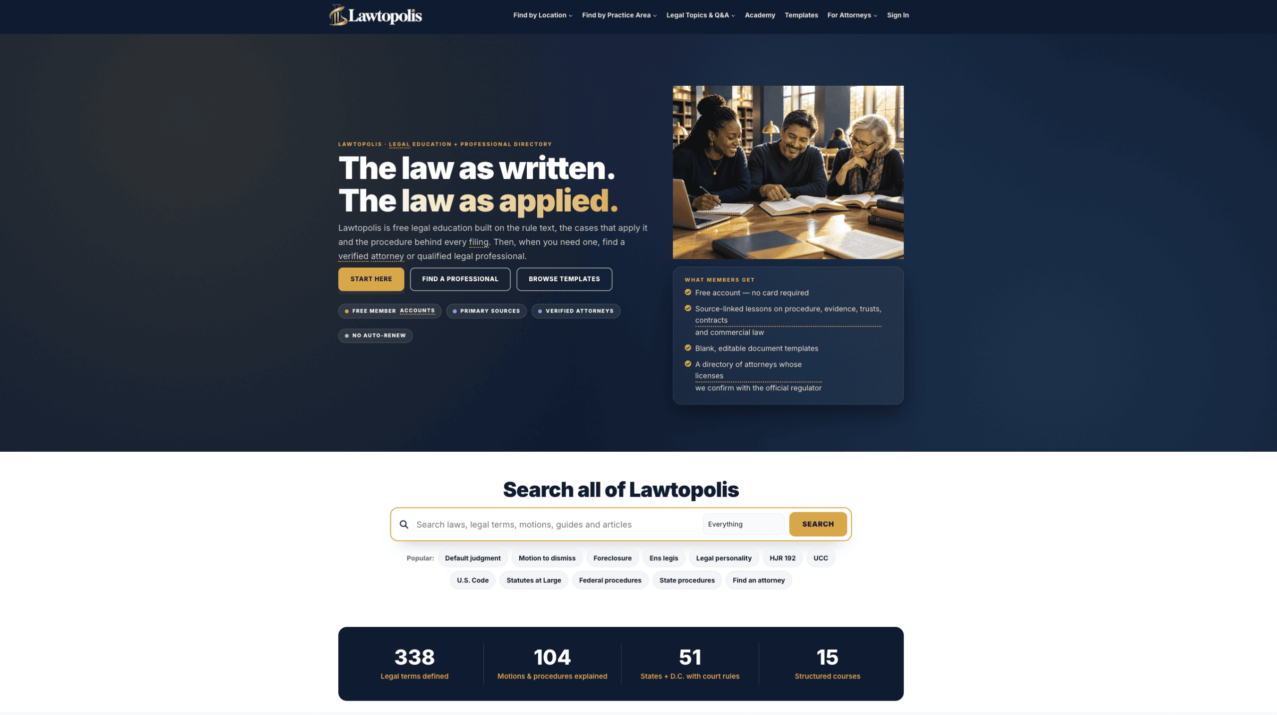Web design Burbank — Lawtopolis website by Plopjoy
